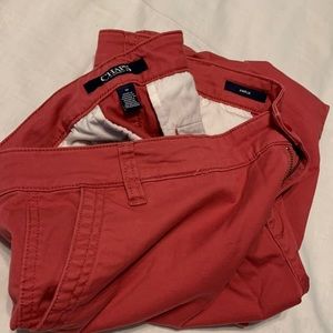 Women’s size ten Nantucket red Chaps ankle pants
